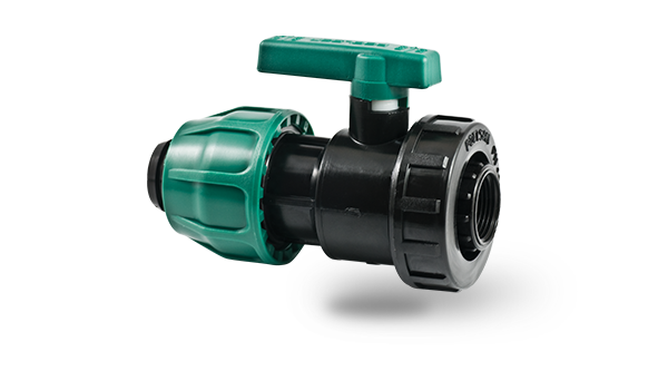 Пластиковый шаровой кран PP